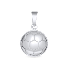 Prívesok z bieleho zlata v tvare futbalovej lopty - Char