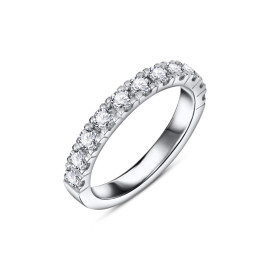 Briliantový prsteň z bieleho zlata - Caliope