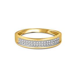Briliantový prsteň zo žltého zlata - Seraphima