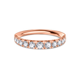 Briliantový prsteň z ružového zlata - Eirlys