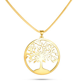 Prívesok zo žltého zlata v tvare stromu života - Tindra