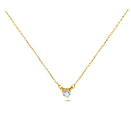 Diamantový náhrdelník zo žltého zlata - Lyra