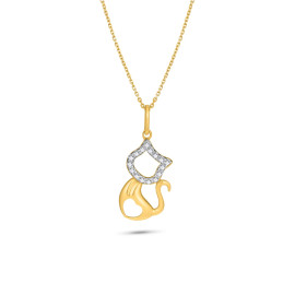 Diamantový náhrdelník z ružového zlata - Ludivine