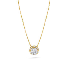 Diamantový náhrdelník z ružového zlata - Madeleine 