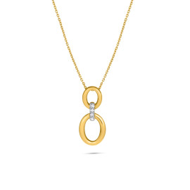Diamantový náhrdelník z ružového zlata - Karyne