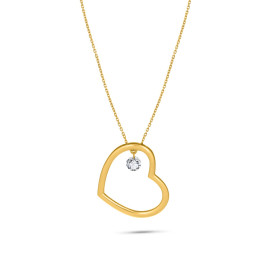 Diamantový náhrdelník z ružového zlata - Joëlle