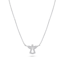 Diamantový náhrdelník z bieleho zlata - Hodierna