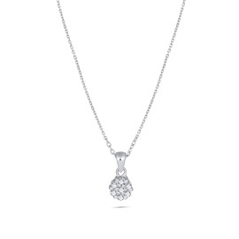 Diamantový náhrdelník z bieleho zlata - Éliane