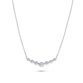 Diamantový náhrdelník z bieleho zlata - Euphémie 