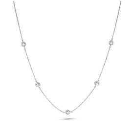 Diamantový náhrdelník z bieleho zlata - Émilie