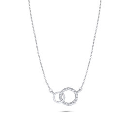 Diamantový náhrdelník z bieleho zlata - Hortense