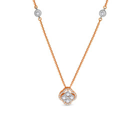 Diamantový náhrdelník z ružového zlata - Veradisia