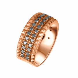 Diamantový prsteň z ružového zlata - Evensong