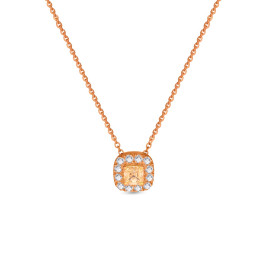 Diamantový náhrdelník z ružového zlata - Jessamine