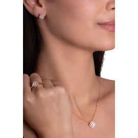 Diamantový prsteň z ružového zlata - Amaranta