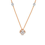 Diamantový náhrdelník z ružového zlata - Veradisia