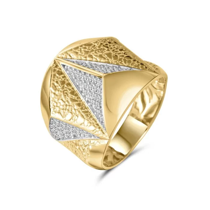 Masívny prsteň so zirkónmi - Arielle