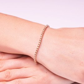 Diamantový náramok zo žltého zlata - Jacinthe