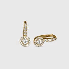 Náušnice so zirkónmi - Lívia