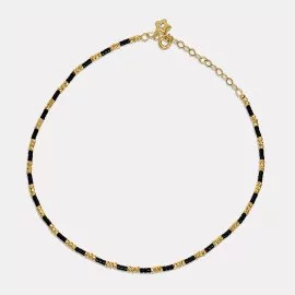 Náramok na nohu s ónyxom 