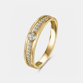 Elegantný prsteň so zirkónmi - Kaia