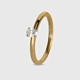 Zásnubný prsteň s oválnym diamantom - Rayna