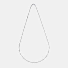 Náhrdelník z bieleho zlata so zirkónmi - Athena
