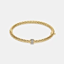 Pevný náramok so zirkónmi - Amelia