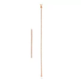 Diamantový náramok z ružového zlata - Melisande
