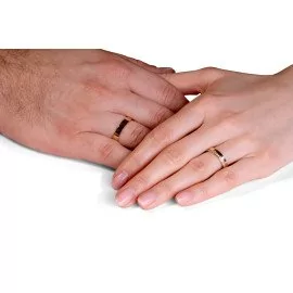 Svadobné obrúčky 4mm zo žltého zlata - Euphemia