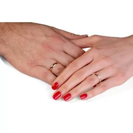 Svadobné obrúčky 4mm z ružového zlata - Lyric