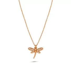 Diamantový náhrdelník z ružového zlata - Lucie