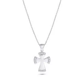 Diamantový náhrdelník z bieleho zlata - Emmanuelle 