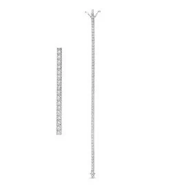 Diamantový tenisový náramok z bieleho zlata - Ghislaine