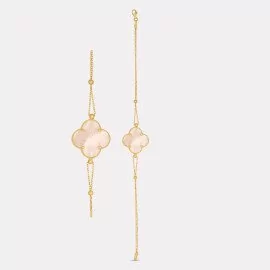 Náramok v tvare štvorlístka s perleťou - Rylee