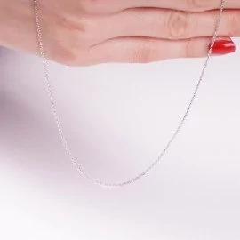 Retiazka pílka z bieleho zlata - Docelyn