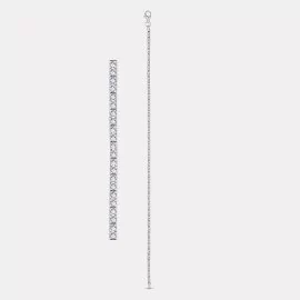 Náramok tenisový so zirkónmi z bieleho zlata - Madeline