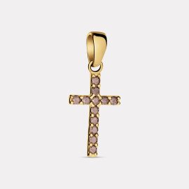 Prívesok krížik so zirkónmi - Olive