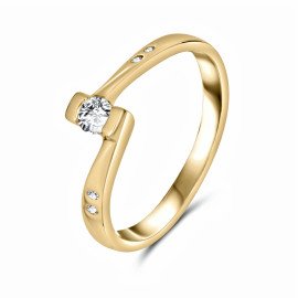 Zásnubný diamantový prsteň - Delaney