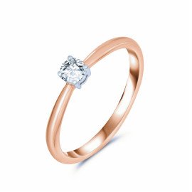 Zásnubný diamantový prsteň - Lillian