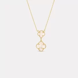 Náhrdelník štvorlístok s perleťou