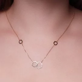 Elegantný náhrdelník zo žltého zlata - Rylee