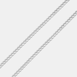 Retiazka pancier z bieleho zlata - Katherine