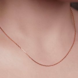 Retiazka pílka z ružového zlata - Peyton