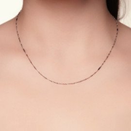 Retiazka singapur z bieleho zlata - Melody