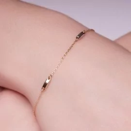 Náramok z kombinovaného zlata 