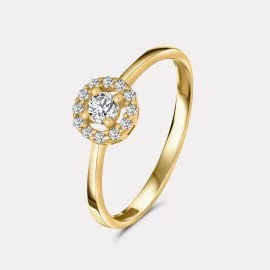 Prsteň so zirkónmi