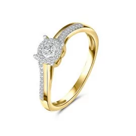 Zásnubný prsteň s diamantmi