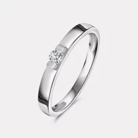 Zásnubný prsteň s diamantom