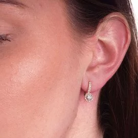 Náušnice so zirkónmi - Lívia